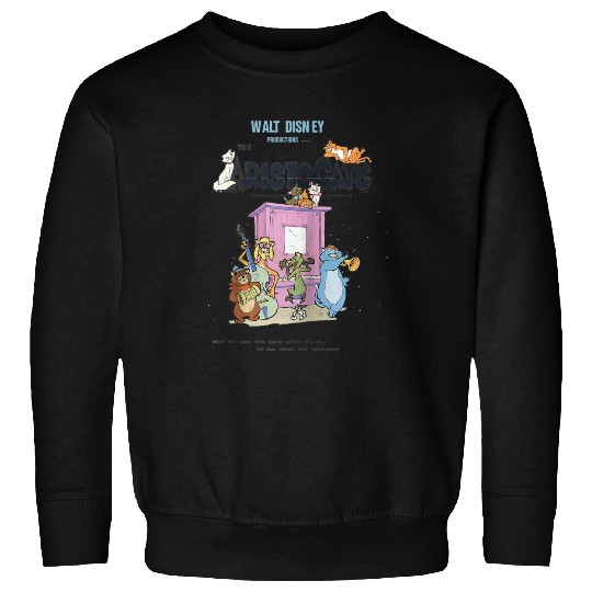 Disney The Aristocats Cats Playing Piano Raglan Baseball Tee Sweatshirts