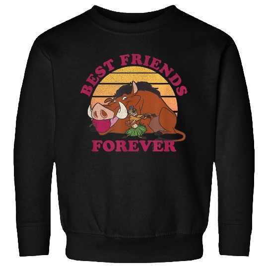 Disneyss Lion King Timon Pumbaa Luau Best Friends Forever Sweatshirts