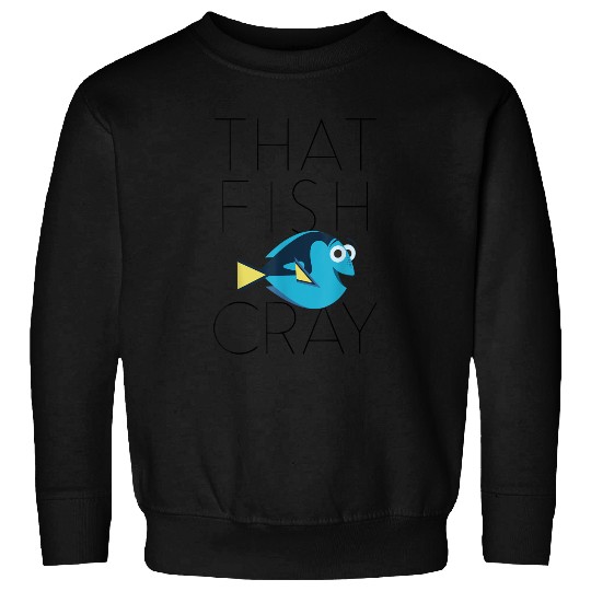 Disneyss Pixars Finding Dory That Fish Cray Dory Line Logo Sweatshirts