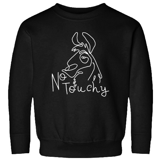 Disneyss Emperor New Groove Kuzco The Llama No Touchy Sweatshirts