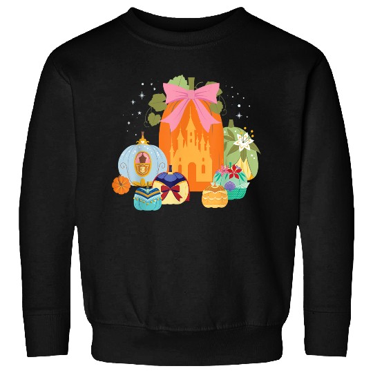 Discover Disney Princess Pumpkins Fall Princesses And Pumpkin Castle Sweatshirts