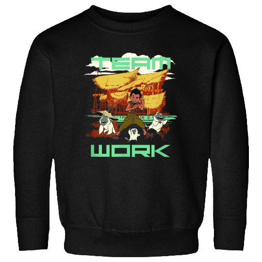 Disneyss Raya And The Last Dragon Team Work Sweatshirts