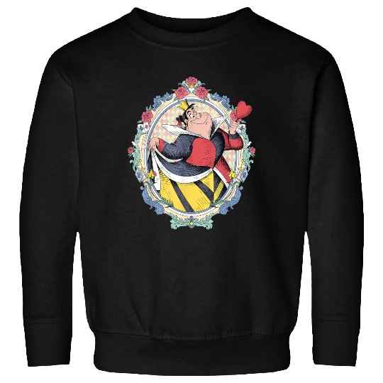 Discover Disney Villains Queen Of Hearts Wonderland Illustrated Style Sweatshirts