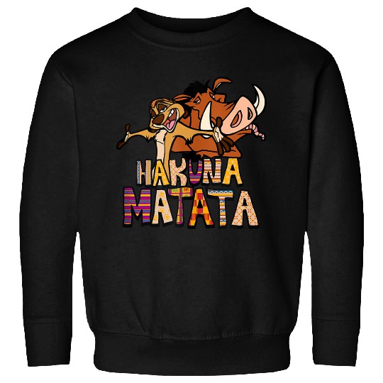 Disneyss The Lion King Hakuna Matata Timon Pumbaa Sassy shots Sweatshirts
