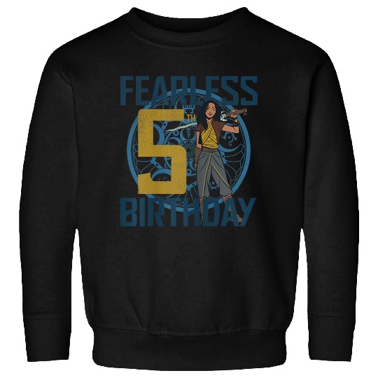 Disneyss Raya And The Last Dragon Fearless Fifth Birthday Sweatshirts
