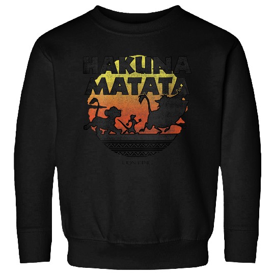 Discover Disneyss The Lion King Hakuna Matata Silhouettes Sweatshirts