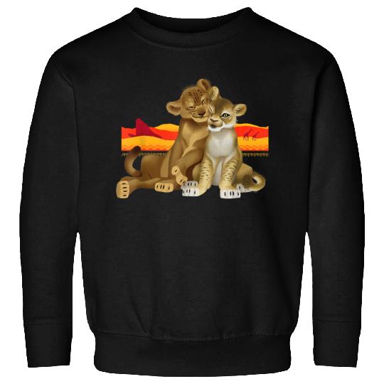 Discover Disneyss The Lion King Young Simba Nala Live Action Sweatshirts