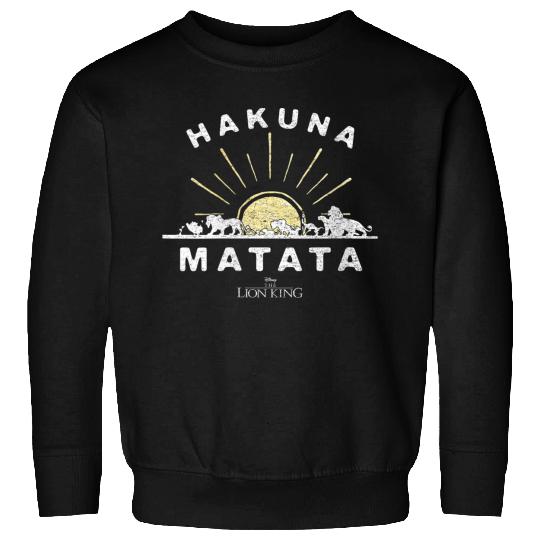 Disneyss The Lion King Hakuna Matata Sunrise Horizon Sweatshirts