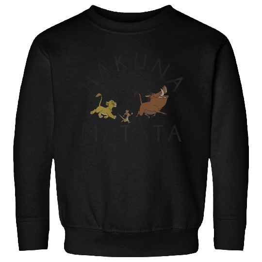 Disneyss Lion King Hakuna Matata Happy Group shots Portrait Sweatshirts