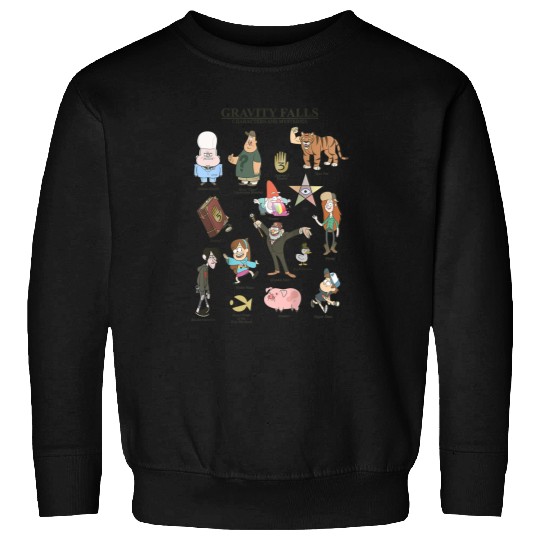 Disneyss Gravity Falls Character And Mysteries Textbook Sweatshirts