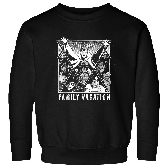 Discover Disney Villains Graphic Print Group Family Vacation Trip Sweatshirts
