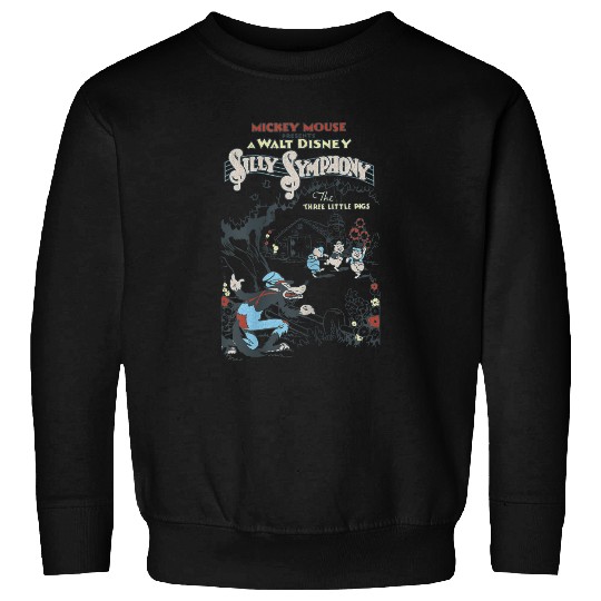 Discover Disney Silly Symphonies Present The Three Little Pigs Sweatshirts