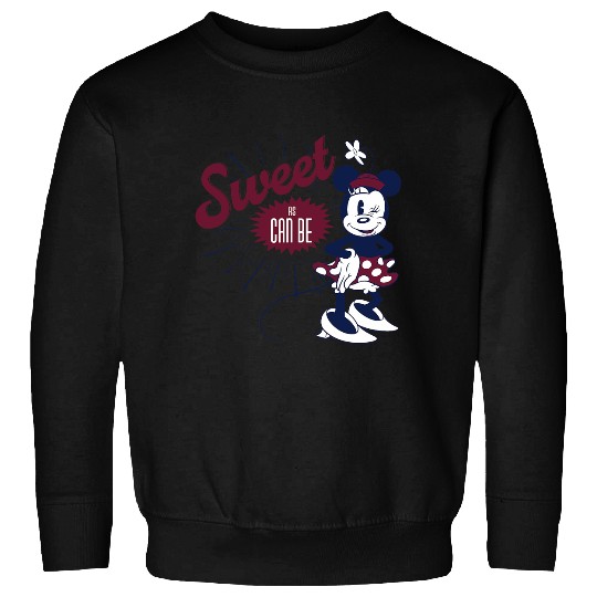 Discover Disney Minnie Mouse Sweet as Can Be Retro Vintages Sweatshirts