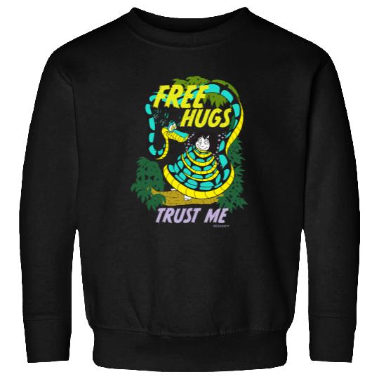 Disneys The jungles Book Free Hugs Trust Me Sweatshirts
