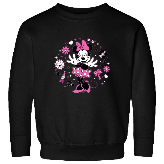 Disney Minnie Mouse Retro Vinyl Summer Sweatshirts