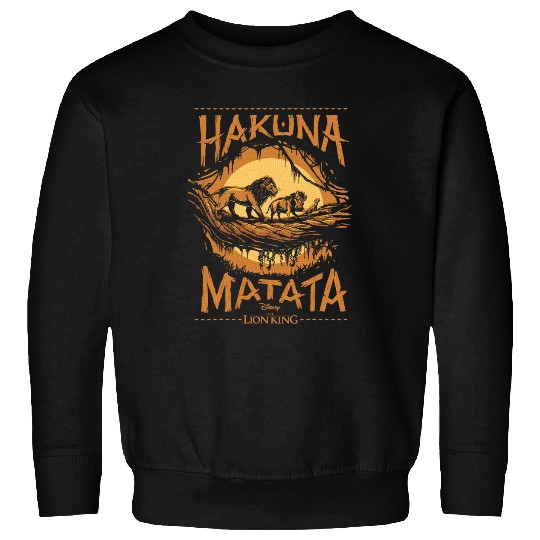 Discover Disney The Lion King Live Action Hakuna Matata Sunset Poster Sweatshirts