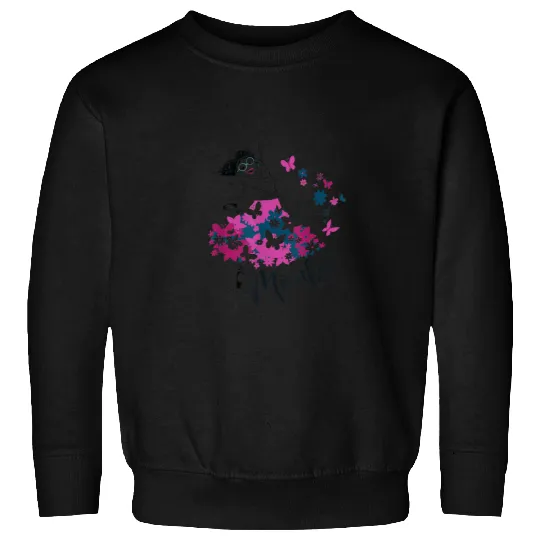 Disney Encanto Mirabel Madrigal Floral Lilac Pur Sweatshirts