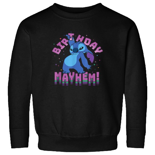 Discover Disney Lilo & Stitch Disco Dance Birthday Mayhem Sweatshirts