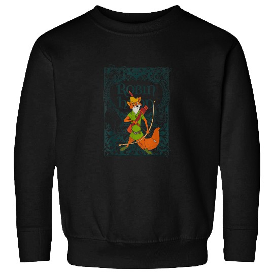 Disney Robin Hood Retro  Distressed Sweatshirts