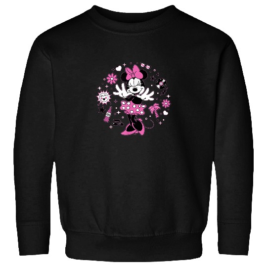 Disney Minnie Mouse Retro Vinyl Summer Sweatshirts