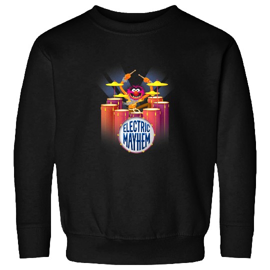 Disney The Muppets Electric Mayhem Animal Drummer Portrait Sweatshirts