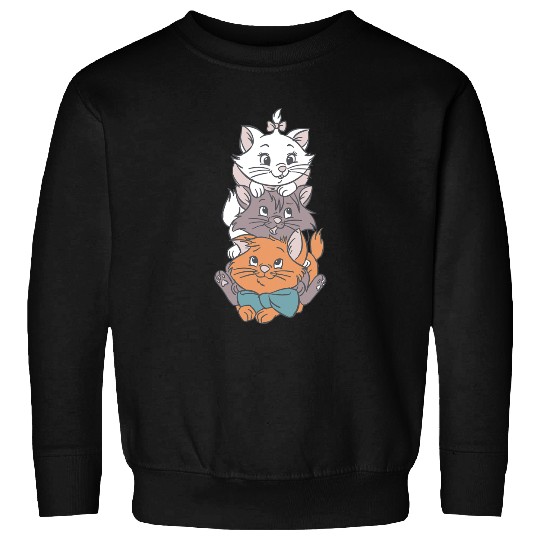 Disney The Aristocats Adorable Cute Trio Big Chest Portrait Sweatshirts
