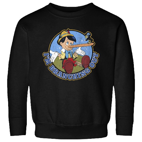 Disneyss Pinocchio Jiminy Cricket Branching Out Sweatshirts