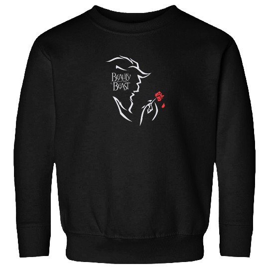Disneyampx27s Beauty And The Beast Fitted Sweatshirts