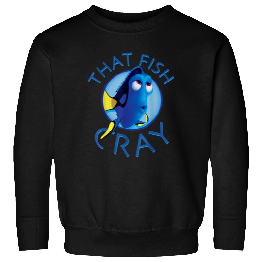 Disneyss Pixars Finding Dory That Fish Cray Ocean Blue Logo Sweatshirts