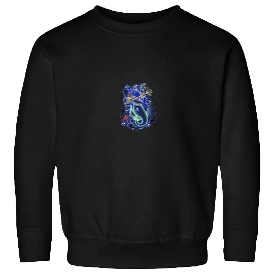 Disneyss The Little Mermaid King Triton Sea Storm Sweatshirts