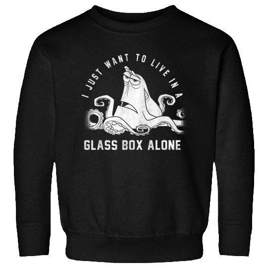 Disneyss Pixars Finding Dory Hank Live In A Glass Box Alone Sweatshirts