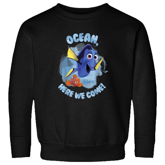 Disneyss Pixars Finding Dory Ocean Here We Come Watercolor Sweatshirts