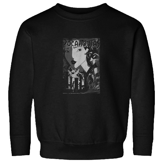 Disney Pocahontas Dark Portrait Poster Sweatshirts