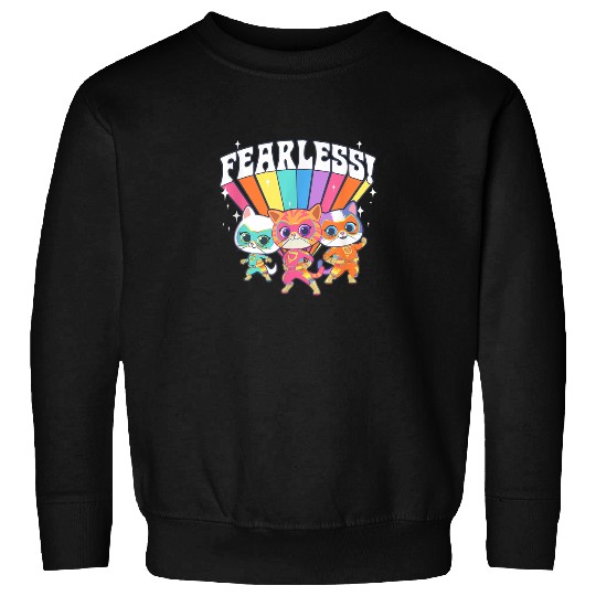 Disney SuperKitties SuPurr Charged Fearless Grou Sweatshirts