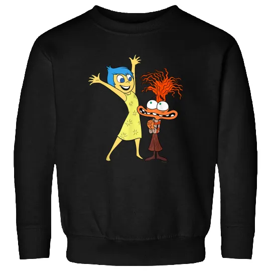 Disney And Pixars Inside Out 2 Toony Colors Joy Anxiety Sweatshirts