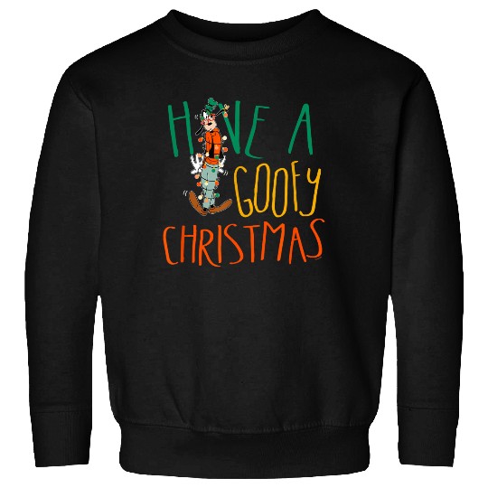 Disney Have A Goofy Christmas Tangled Lights Funny Sweatshirts