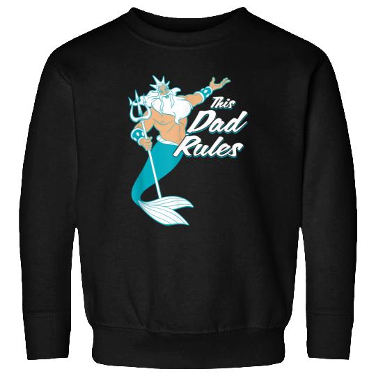 Disney The Little Mermaid King Triton Dad Men T-Shirt Sweatshirts