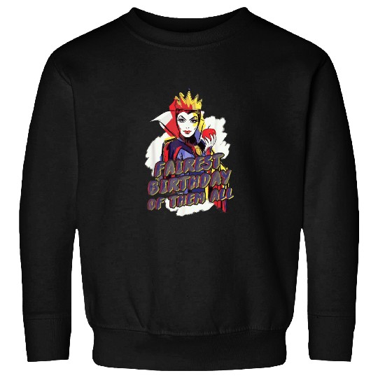Disney Villains Evil Queen Fairest Birthday Of T Sweatshirts