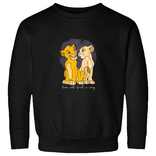 Disney The Lion King Valentines Day Simba Nala Sweatshirts