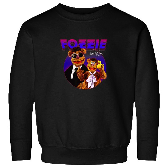 Disney The Muppets Fozzie Bear Gradient Neon Cir Sweatshirts