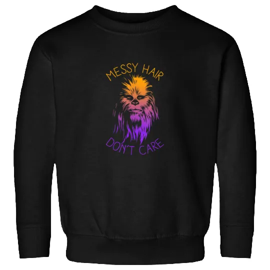 Star Wars Chewbacca Messy Hair Dont Care Disney Sweatshirts