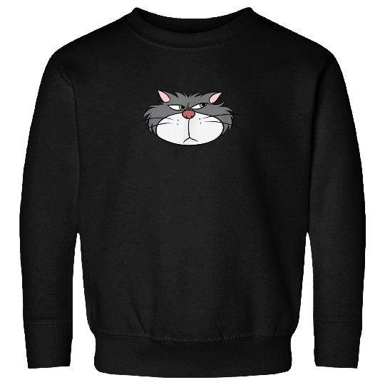 Disney Villains Lucifer Side Eye Big Face Big Ch Sweatshirts