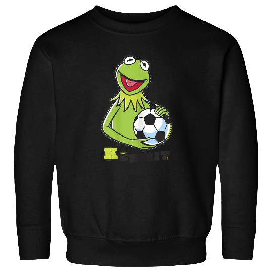 Disneyss The Muppets Kermit Soccer Ball Vintages Stencil Logo Sweatshirts