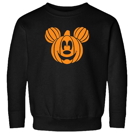 Disney Halloween Mickey Pumpkin Head T-Shirt Sweatshirts