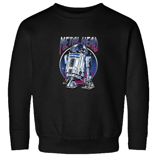 Star Wars R2D2 Metal Head  Disney Sweatshirts