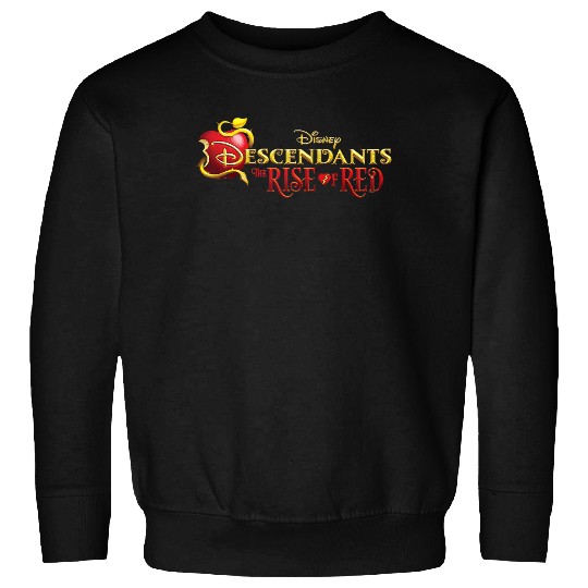 Disney Descendants 4 The Rise of Red  Movie Logo Raglan Baseball Tee Sweatshirts