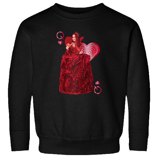 Disney Descendants The Rise Of Red Queen Of Hearts Portrait Raglan Baseball Tee Sweatshirts