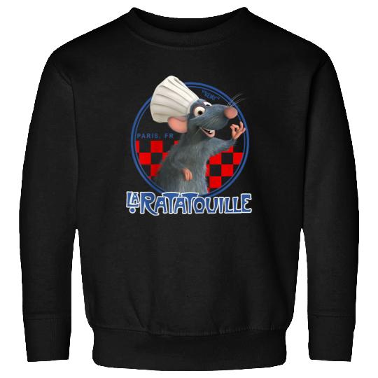 Disney Ratatouille Remy Chef Hat Portrait Raglan Baseball Tee Sweatshirts