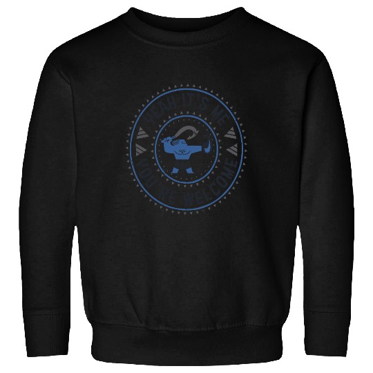 Disney Moana Maui Yeah Its Me Youre Welcome Big Emblem Sweatshirts