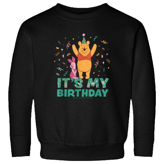 Disney Winnie The Pooh Piglet Its My Birthday Party Sweatshirts